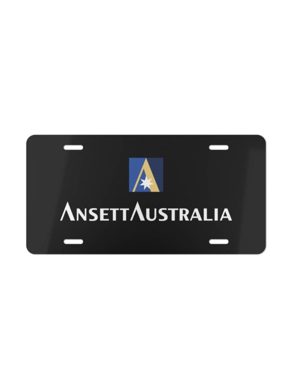 Ansett Australia Airline Logo Vanity License Plate Vintage Style Tag USA